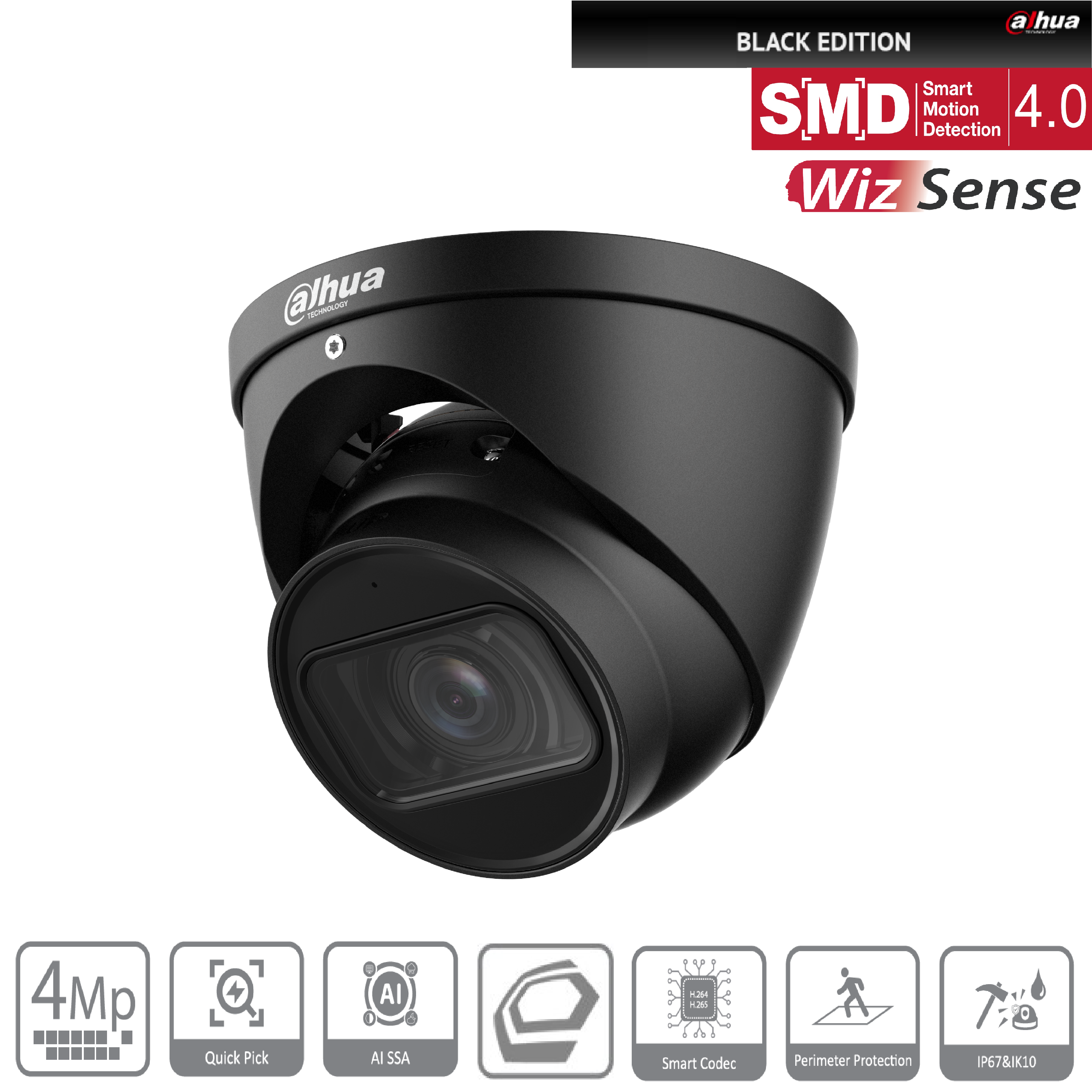 Dahua - IPC-HDW3441TP-ZS-S2-B - IP - Eyeball