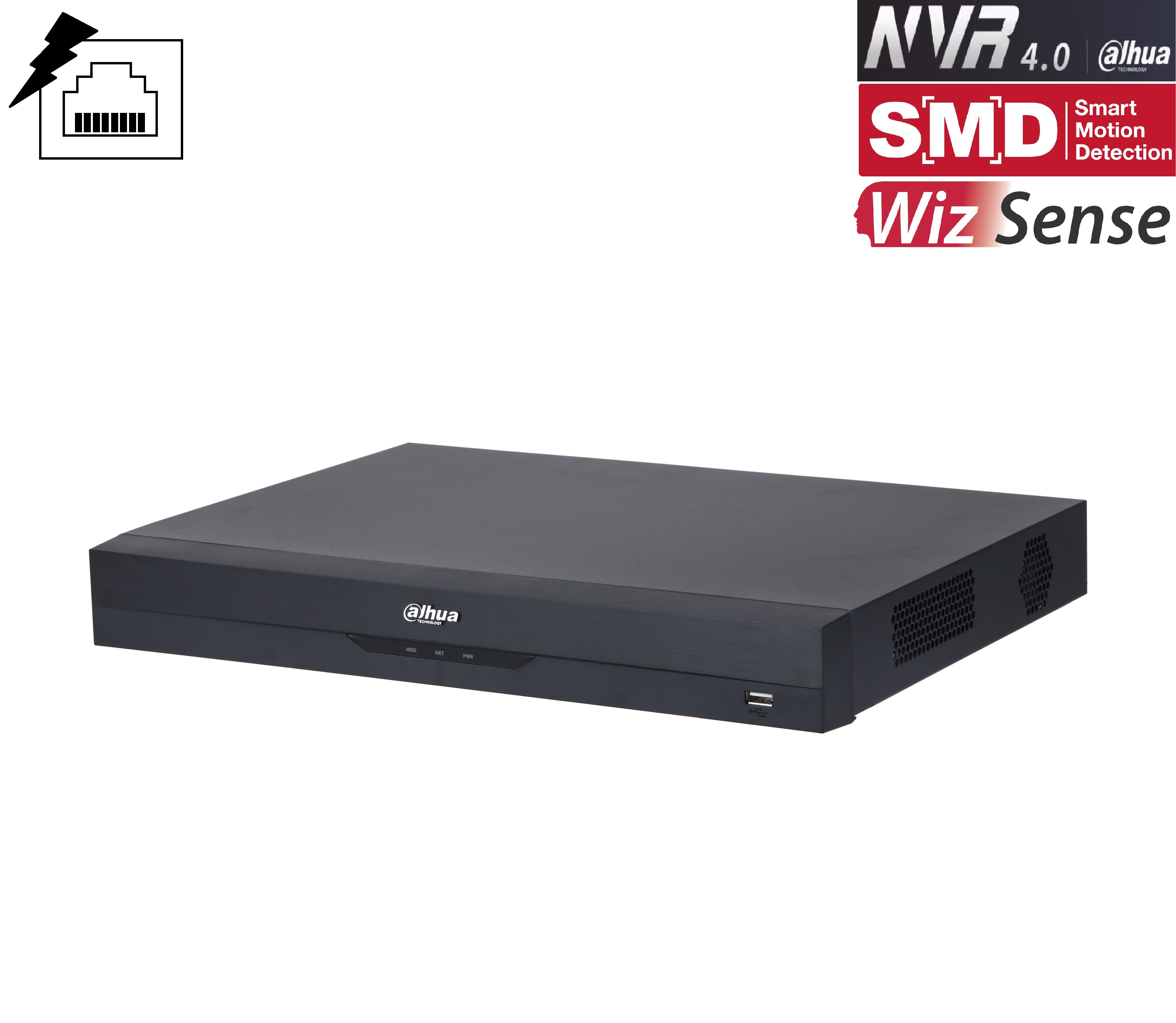 Dahua - NVR4204-P-EI - NVR - 4 Kanal -  4 PoE