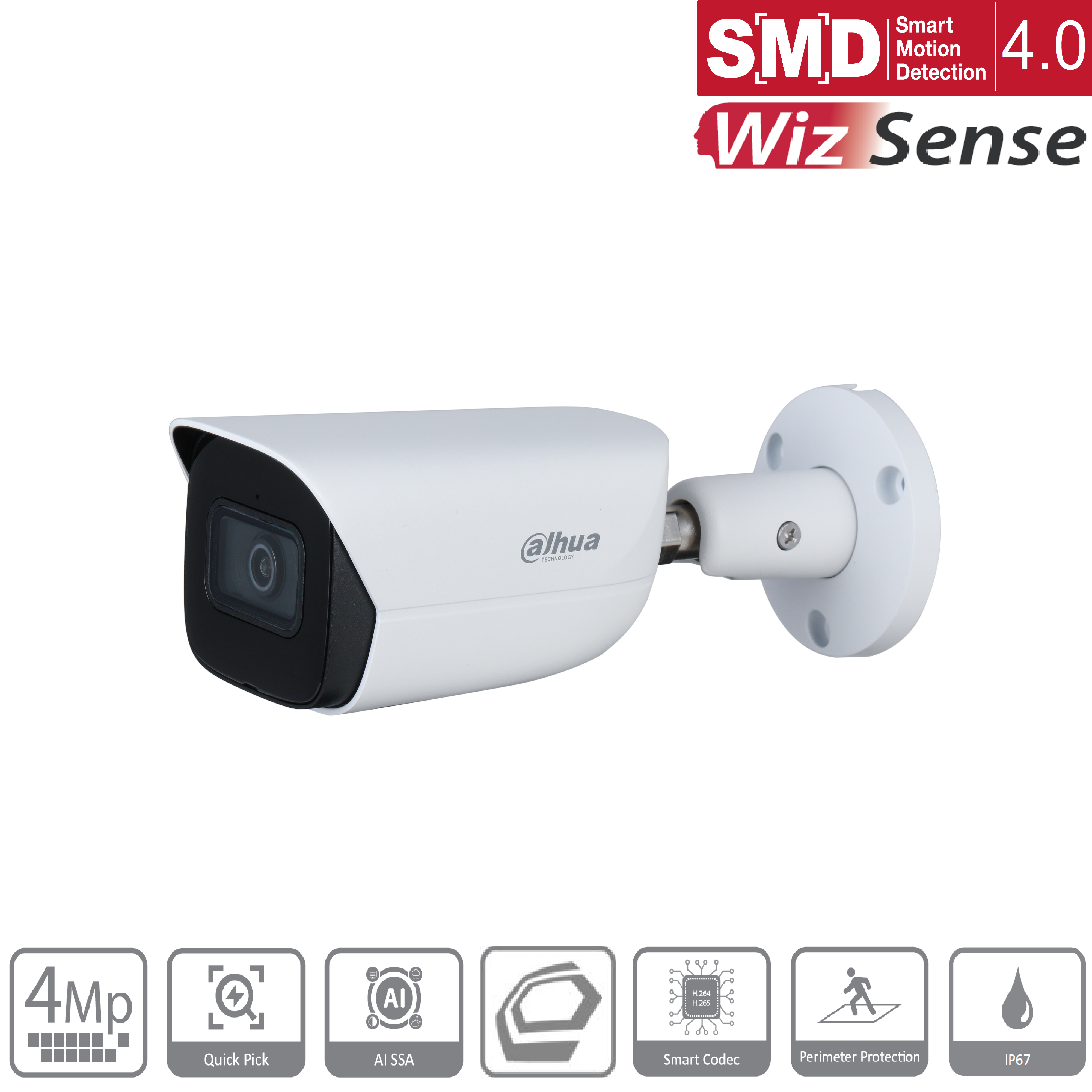 Dahua - IPC-HFW3441EP-S-0280B-S2 - IP - Bullet