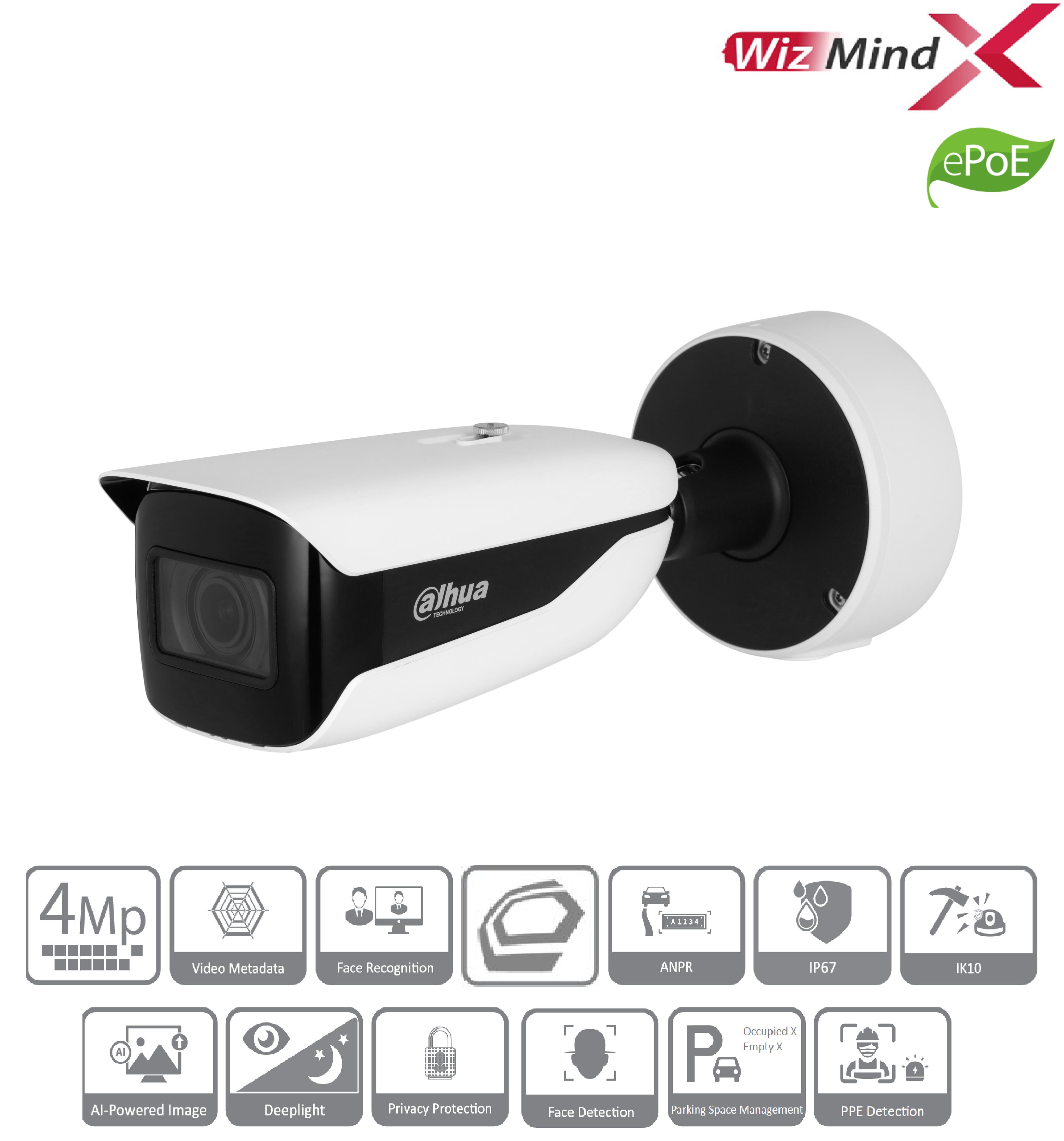 Dahua - IPC-HFW7442HP-Z-X - IP - Bullet