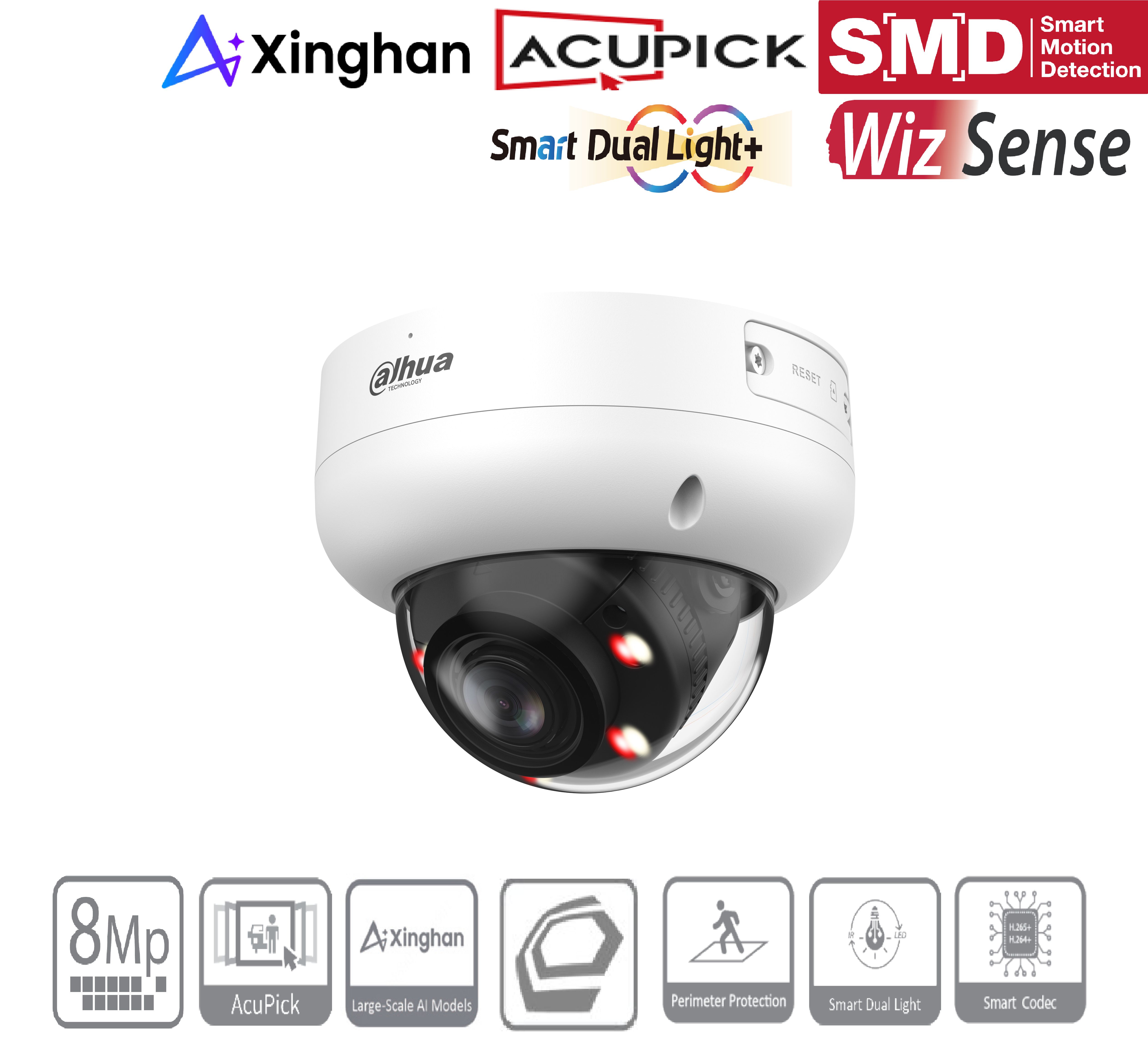 Dahua - IPC-HDBW3849RP-ZS-IL - IP - Dome