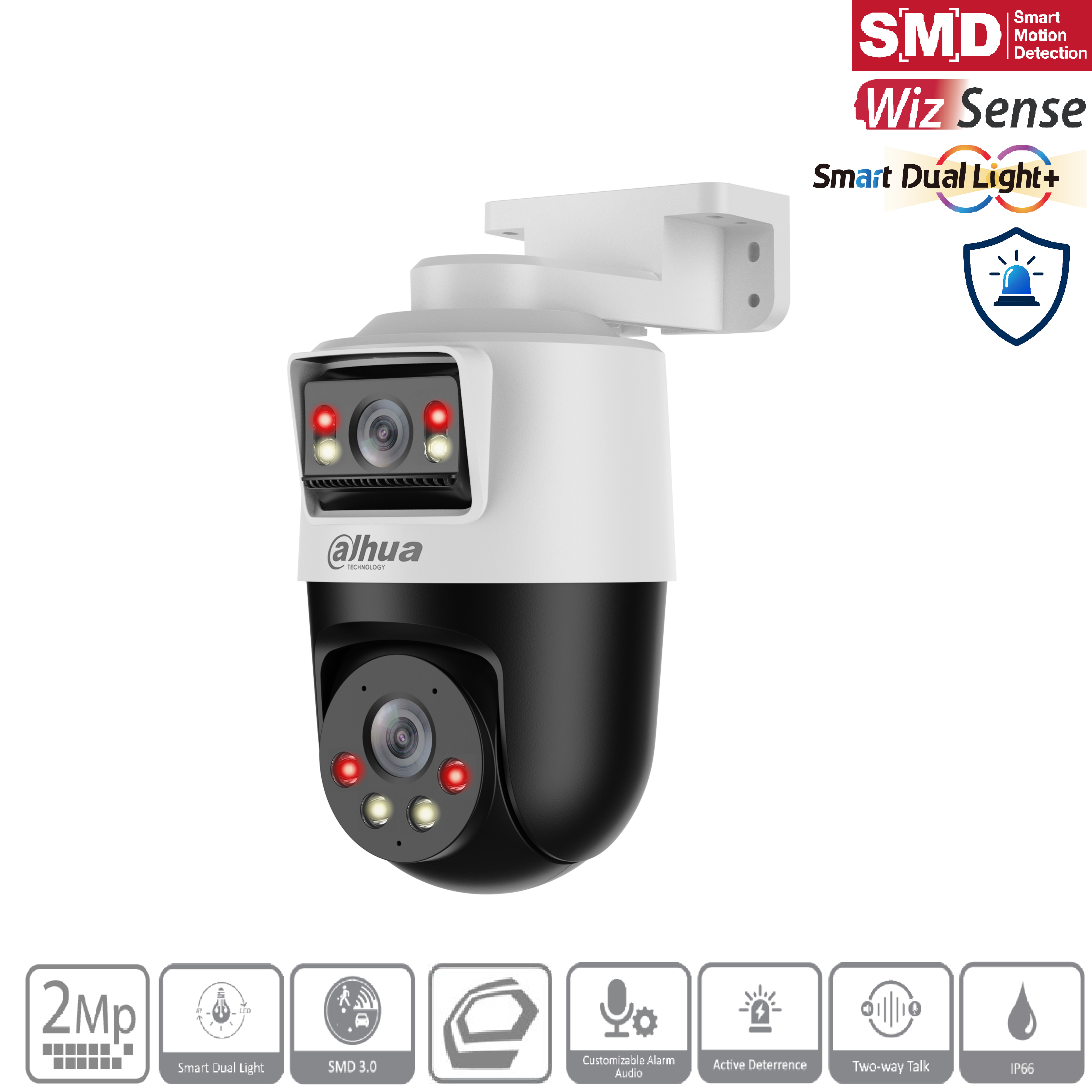 Dahua - SDT2A200-2F-NB-A-PV - IP - PT - Doppel Linse