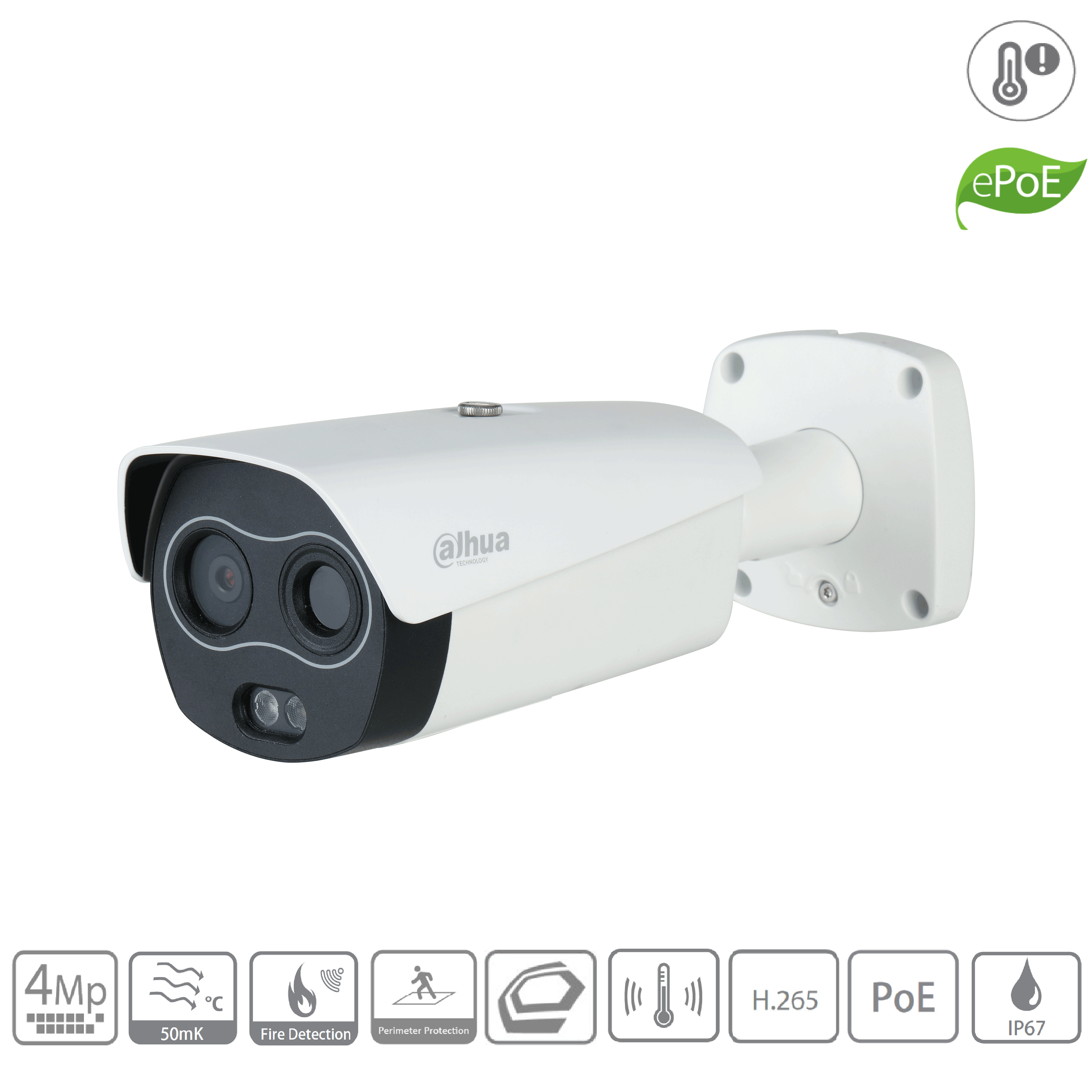 Dahua - TPC-BF2241P-TB7F8-DW-S2 - Thermal - Bullet