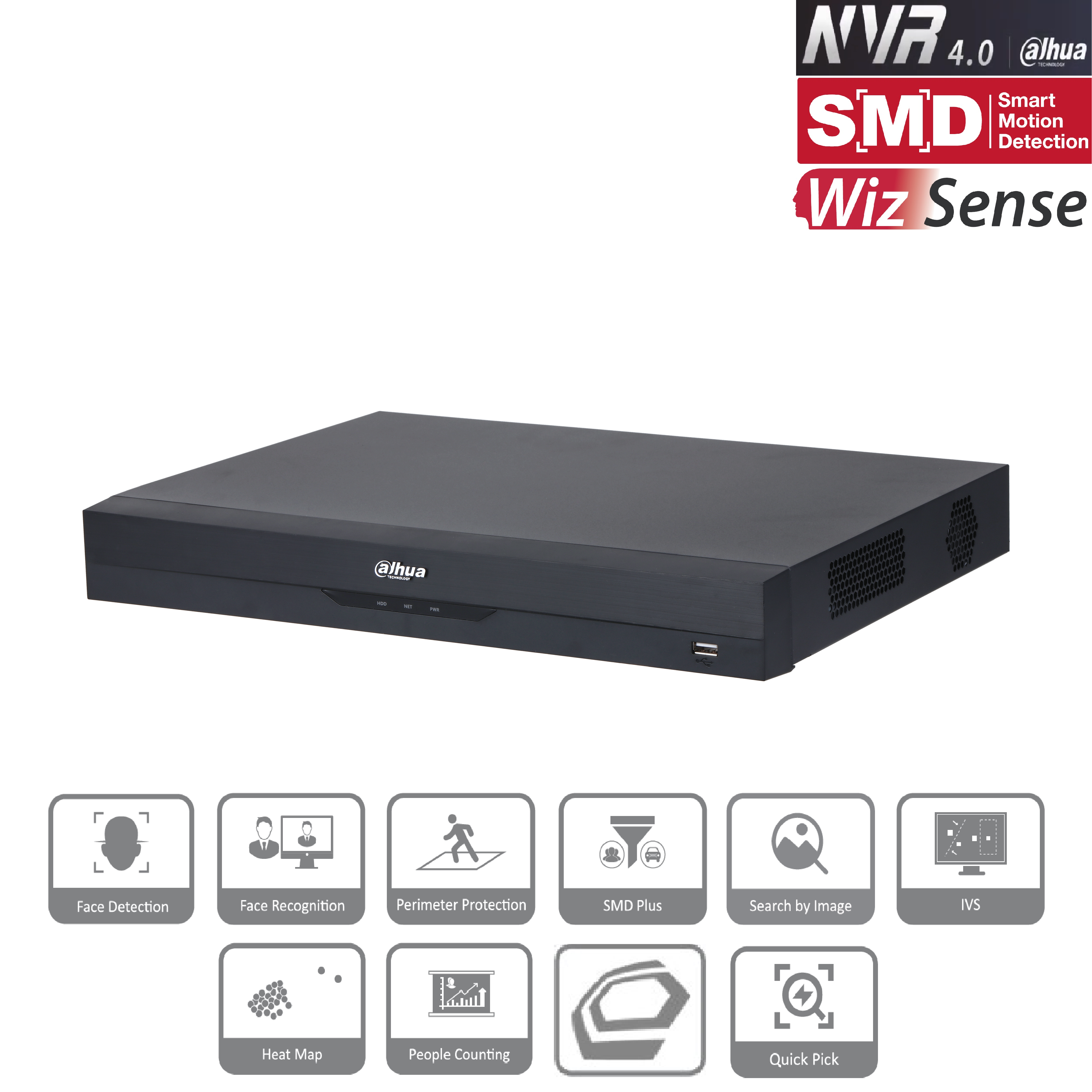 Dahua - NVR4204-EI - NVR - 4 Kanal