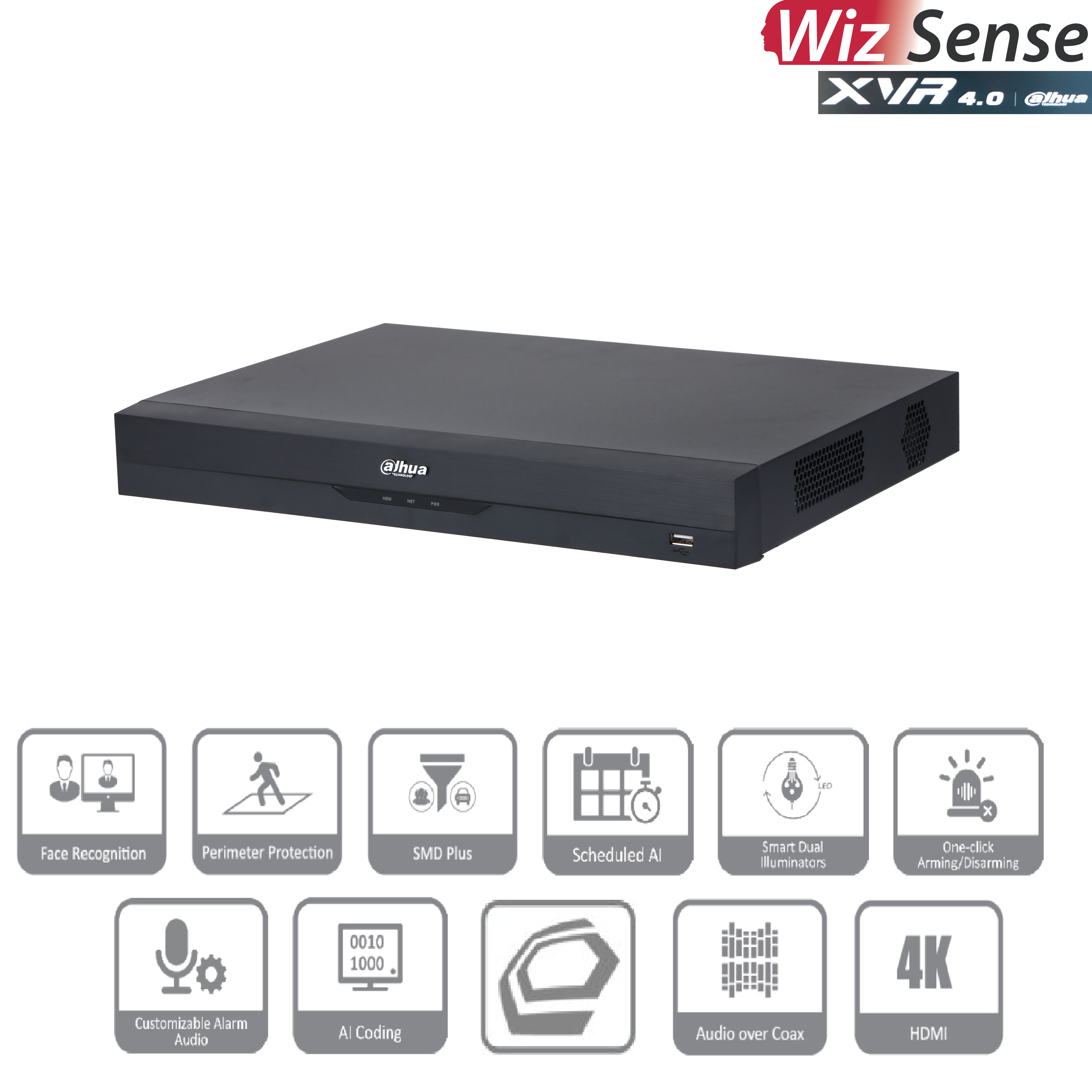 Dahua - XVR5232AN-4KL-I3 - XVR - 32 Kanal - SMD