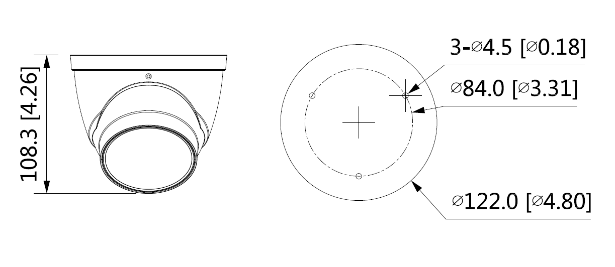Dahua - IPC-HDW3441TP-ZS-S2 - IP - Eyeball