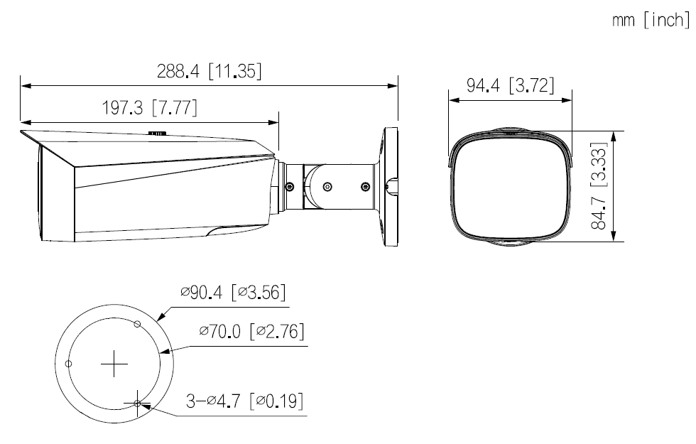 Dahua - IPC-HFW3849T1P-ZAS-PV-S5 - IP - Bullet