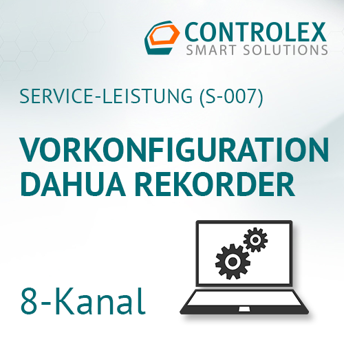 Vorkonfiguration DAHUA Rekorder - 8 Kanal