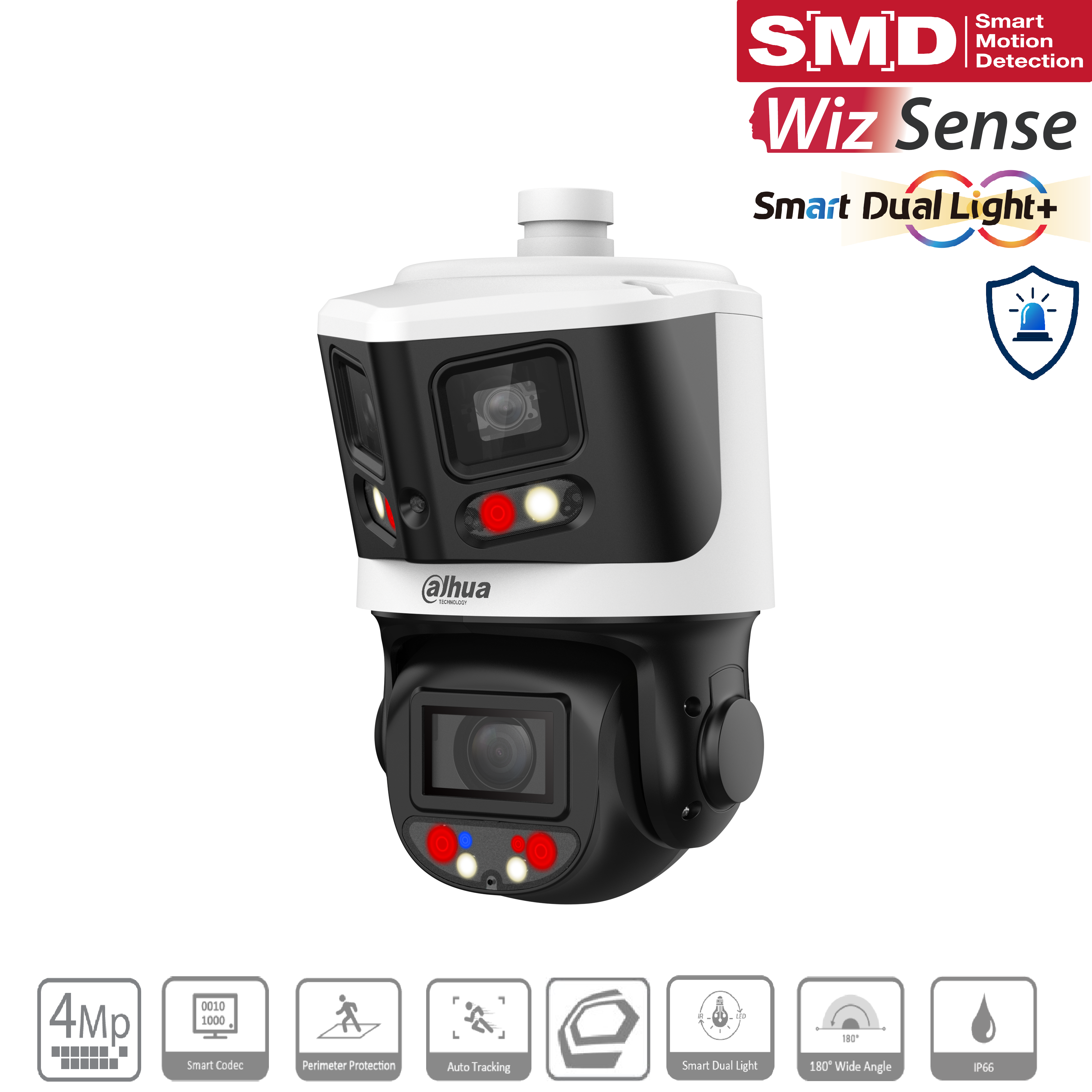 Dahua - SDT3E410-8P-MB-A-PV1 - IP - PTZ - Panorama