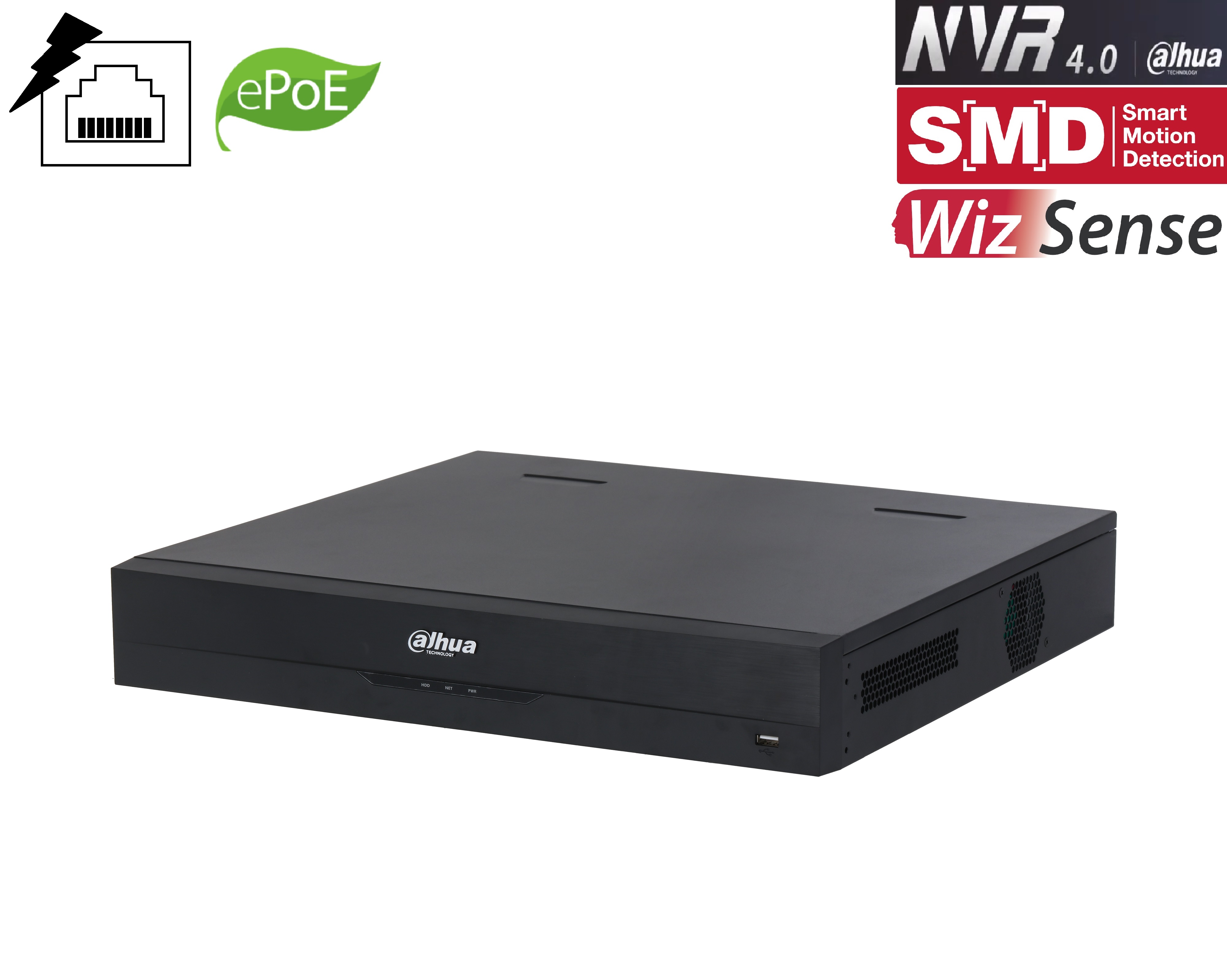 Dahua - NVR5424-24P-EI - NVR - 24 Kanal - 24 PoE