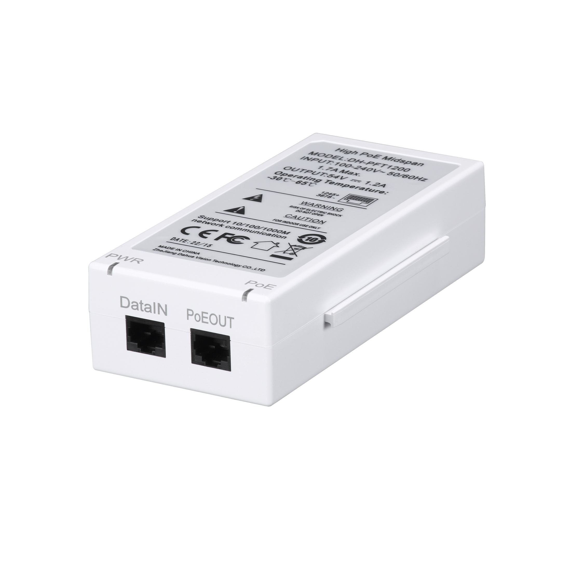 Dahua - PFT1200 - PoE Injektor 60W