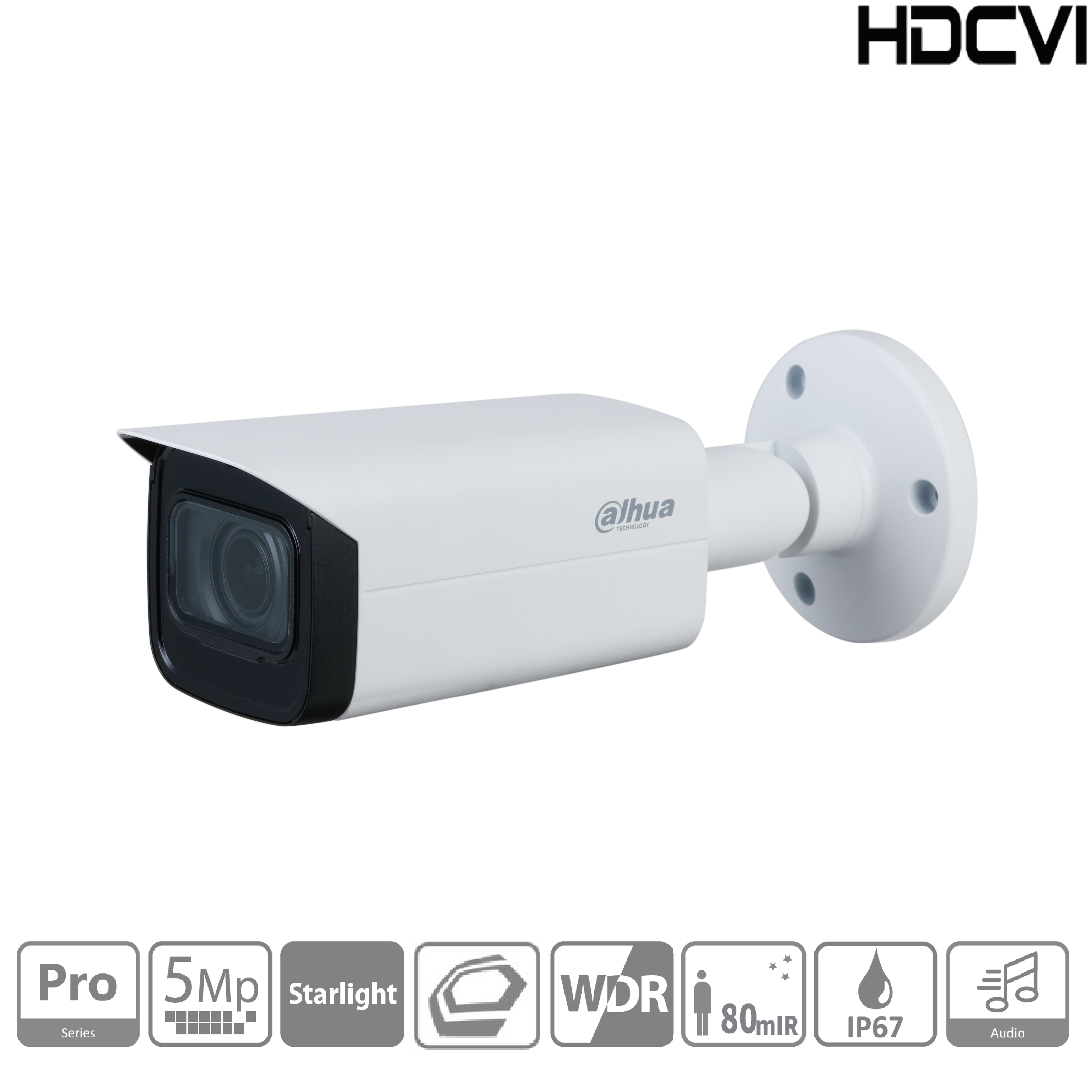 Dahua - HAC-HFW2501TUP-Z-A-S2 - HDCVI - Bullet