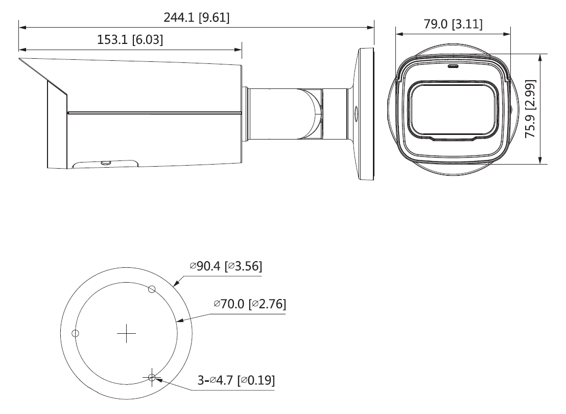 Dahua - IPC-HFW3841TP-ZAS-S2 - IP - Bullet
