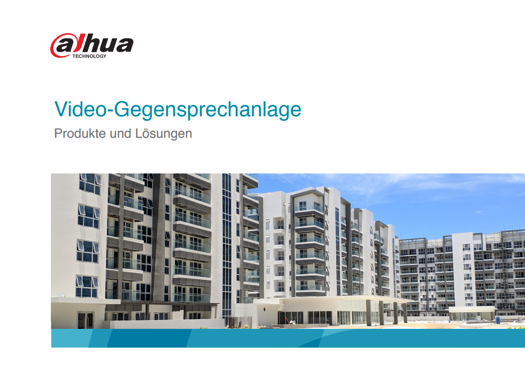 Produkt-Katalog - Dahua Video Intercom