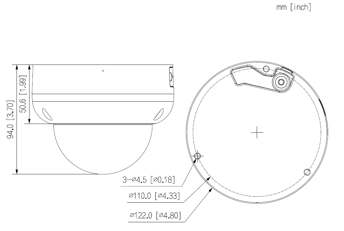 Dahua - IPC-HDBW3449RP-ZAS-IL - IP - Dome