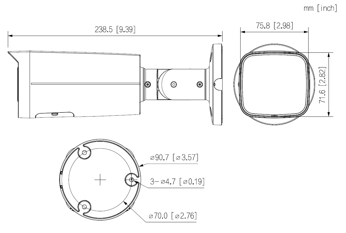 Dahua - IPC-HFW2441TP-ZS - IP - Bullet