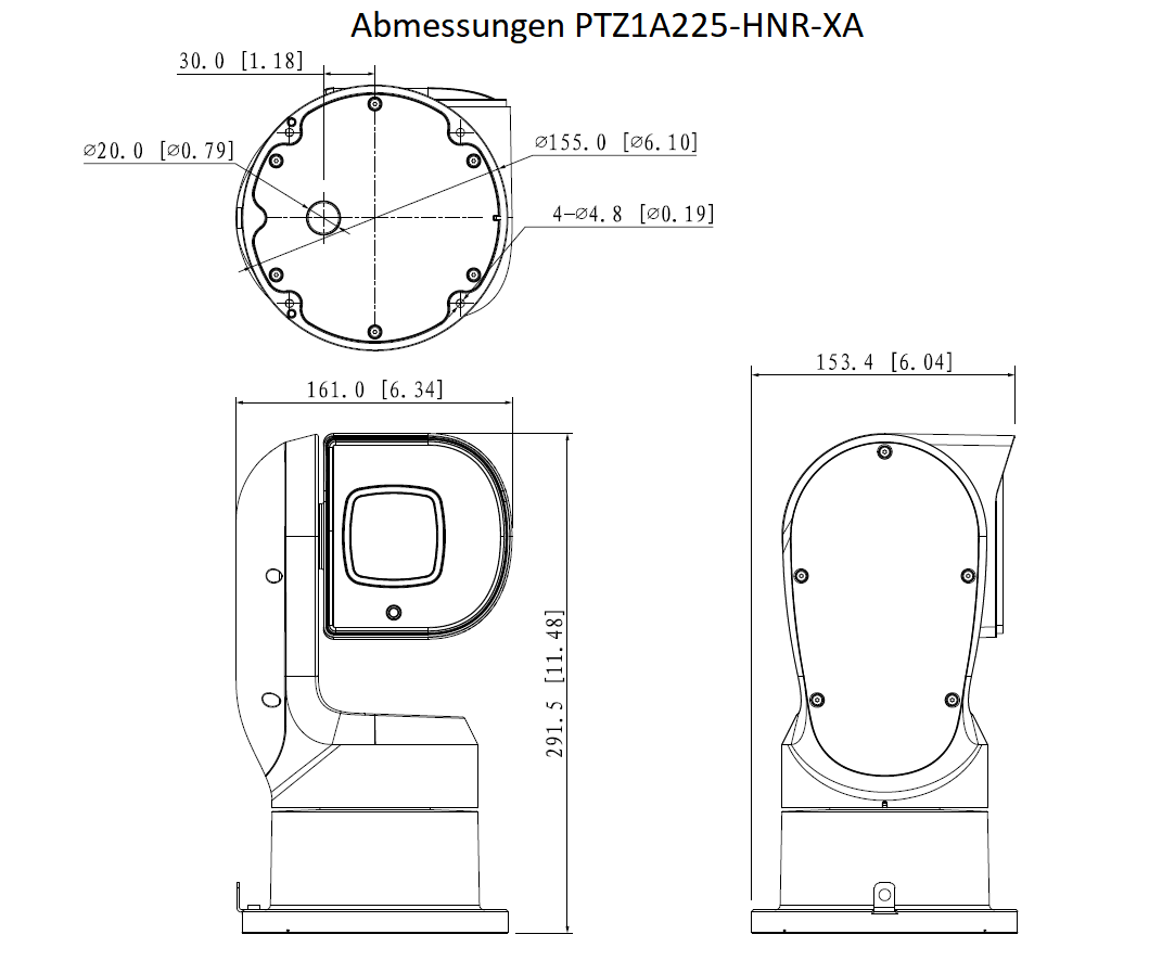 Dahua - PTZ1A225-HNR-GB - IP - PTZ