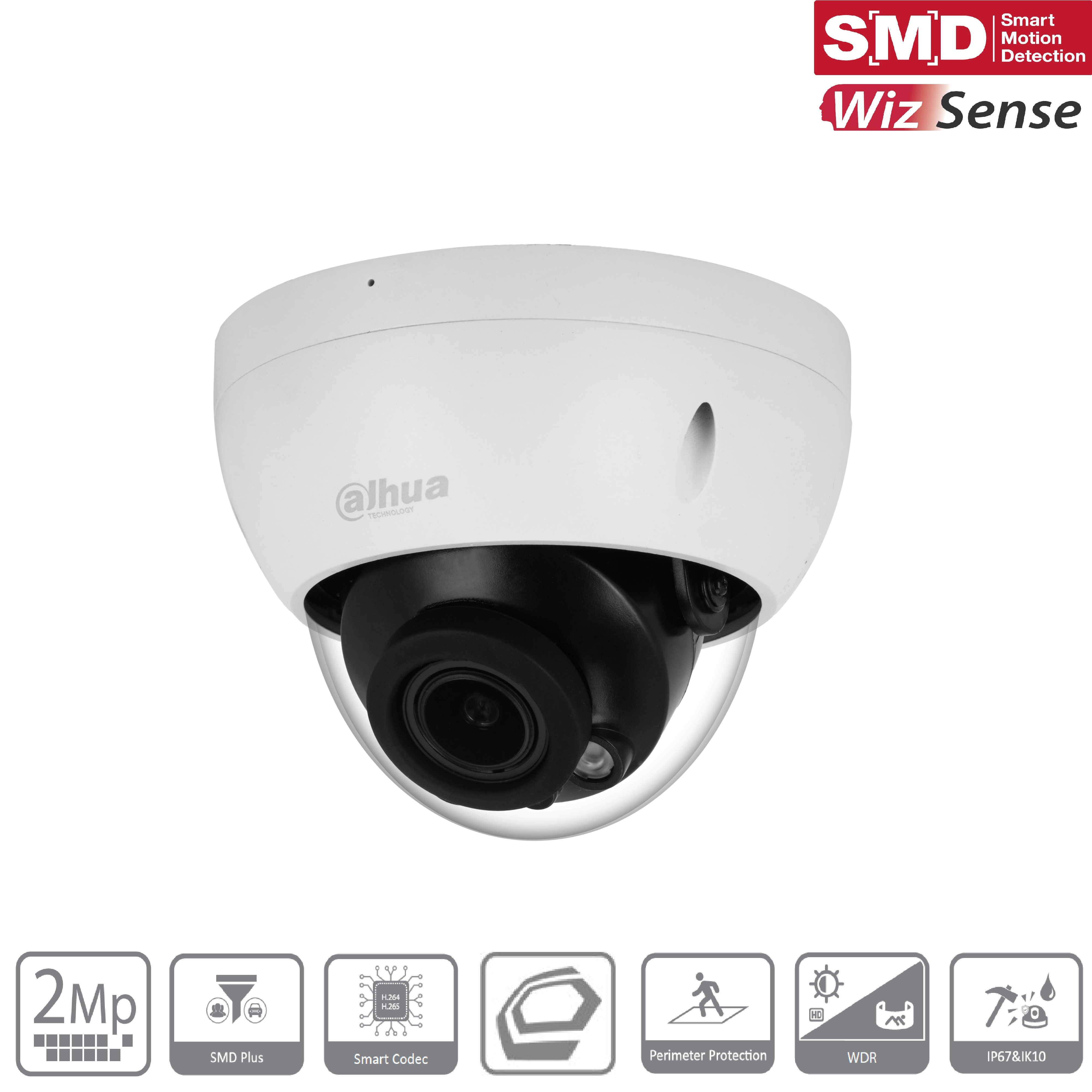 Dahua - IPC-HDBW2241RP-ZS - IP - Dome