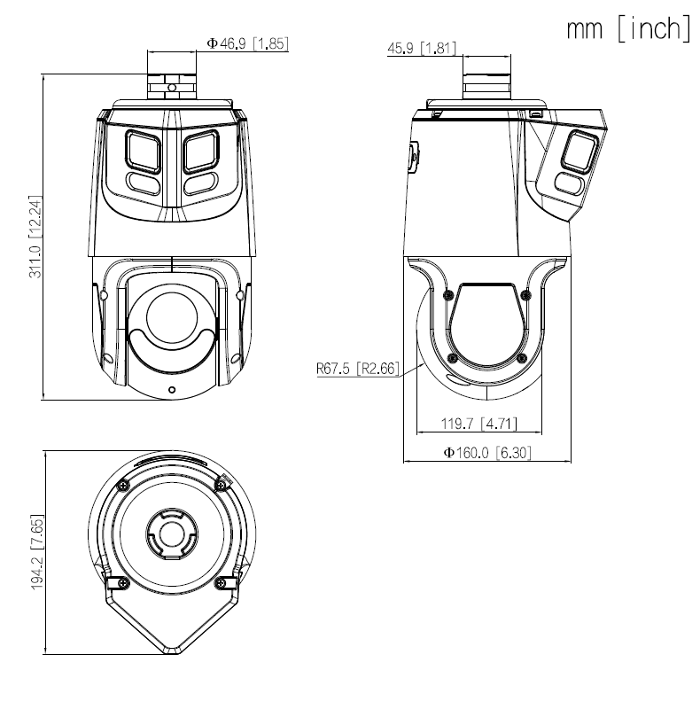 Dahua - SDT4E425-8P-GB-APV1-0280-S2 - IP - PTZ - Panorama