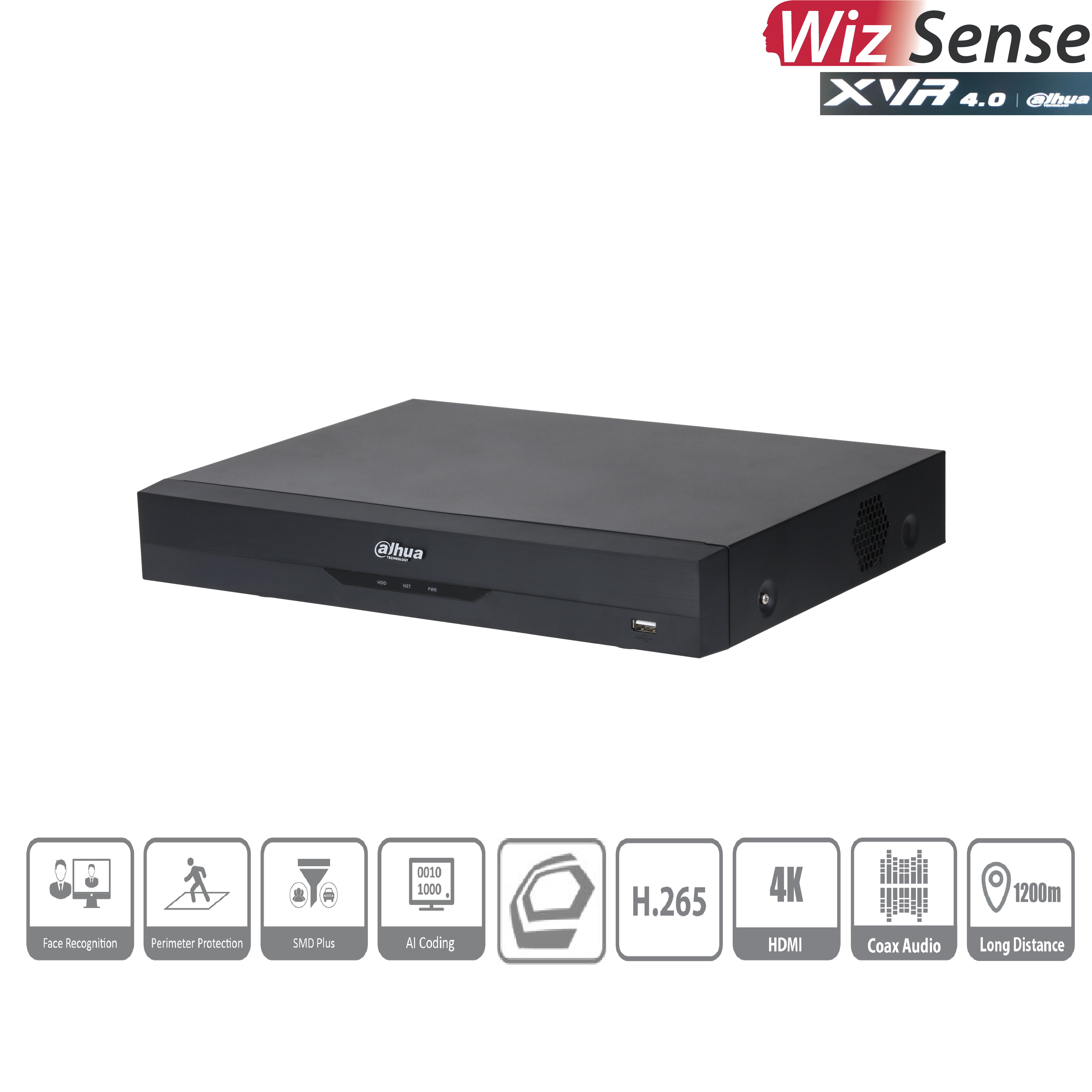 Dahua - XVR5108H-4KL-I3(V2.0) - XVR - 8 Kanal - SMD