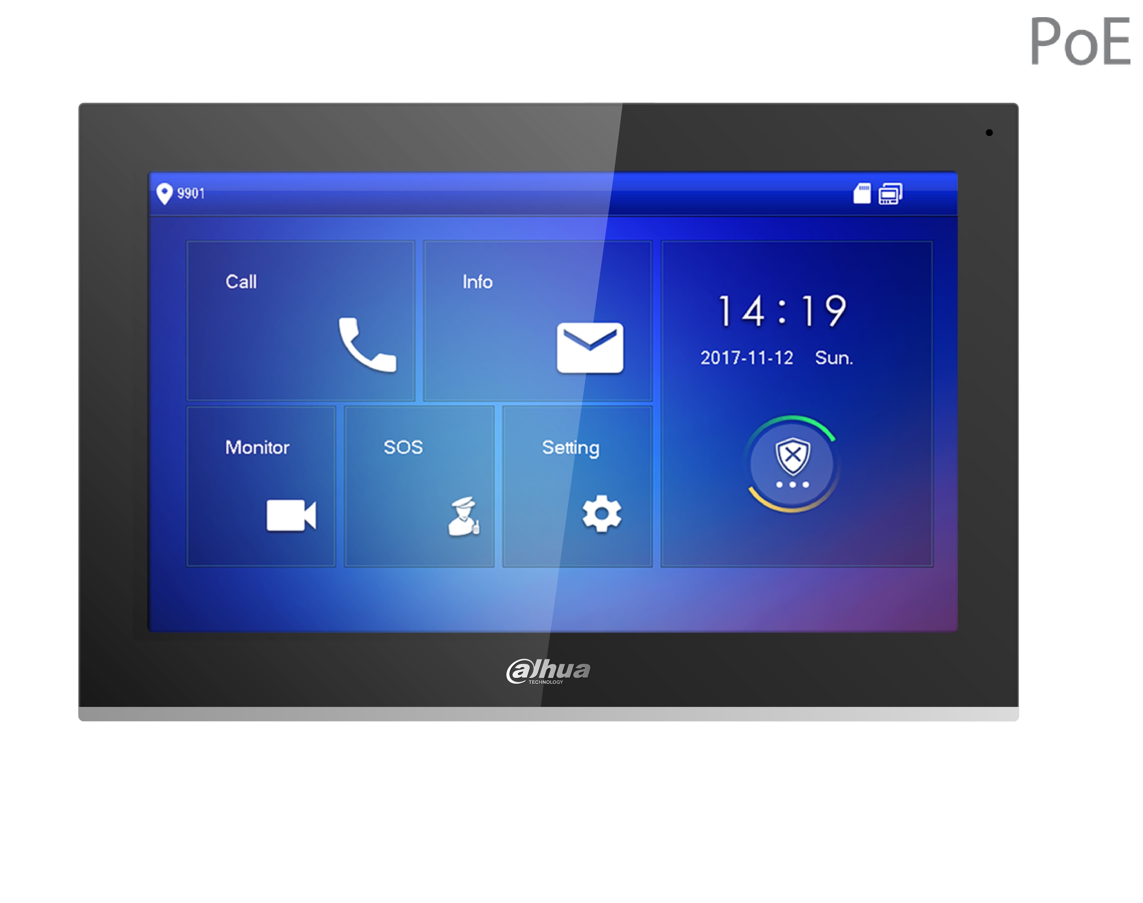Dahua - VTH5441G - Monitor - PoE - schwarz