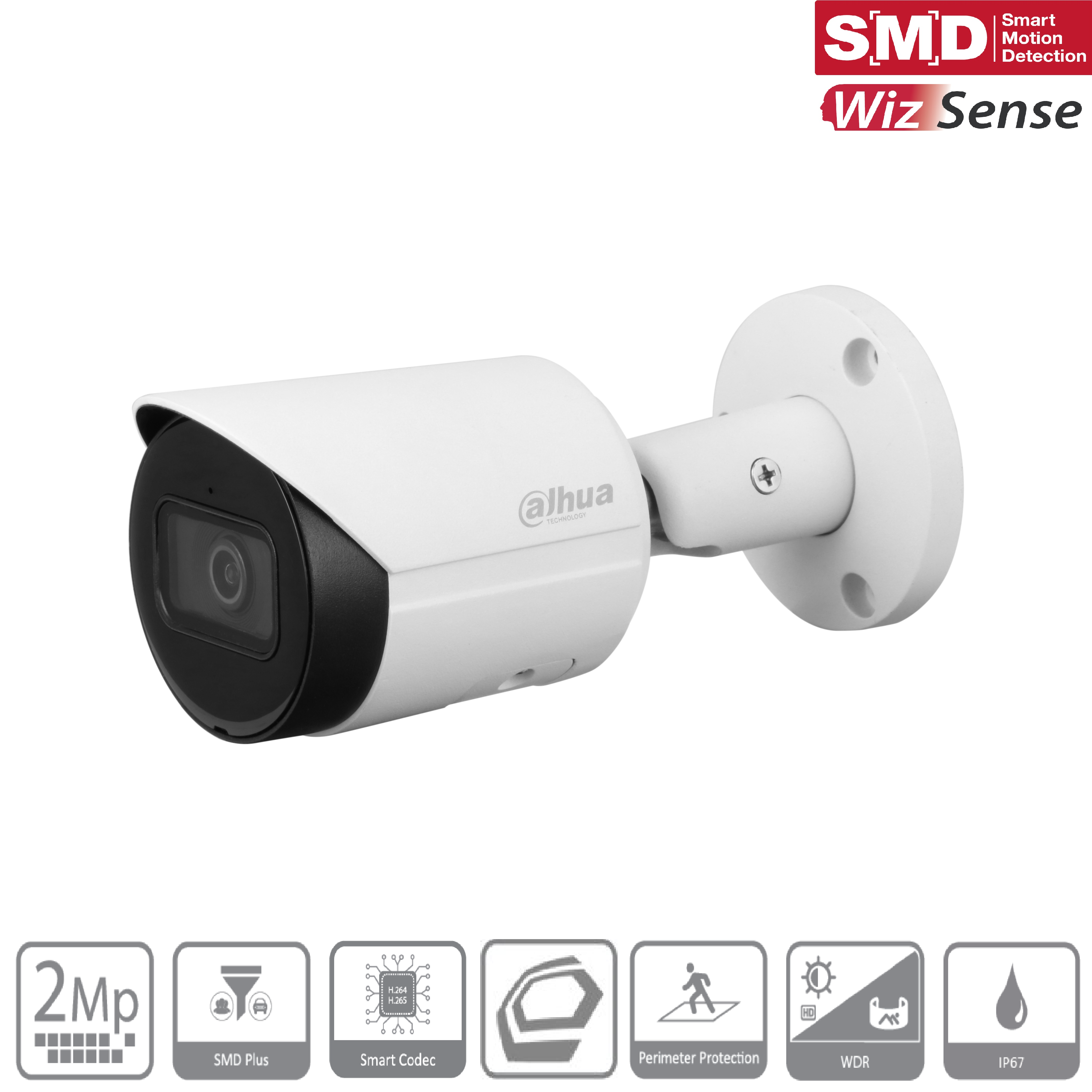 Dahua - IPC-HFW2241SP-S-0280B - IP - Bullet