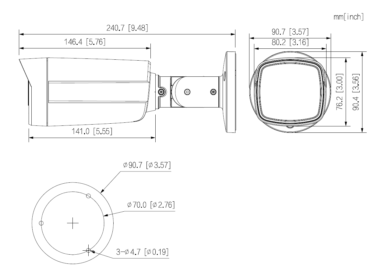 Dahua - HAC-ME1509THP-A-PV-0360B-S2 - HDCVI - Bullet