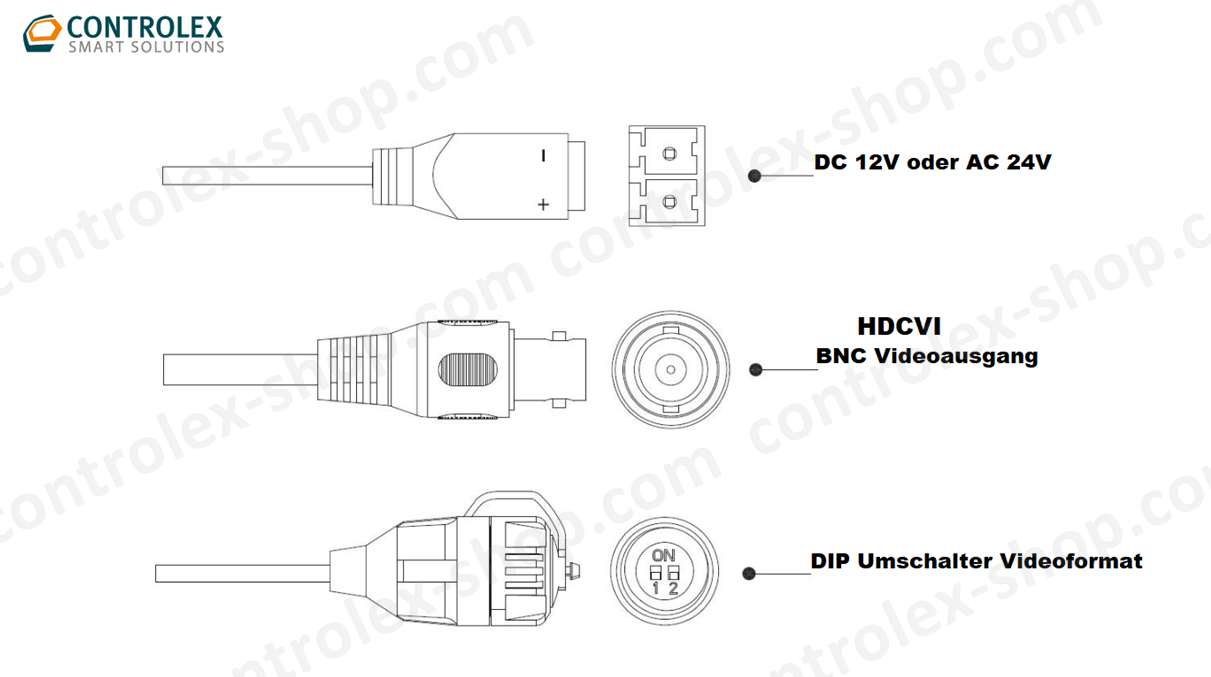 Dahua - HAC-HFW2501TUP-Z-A-DP-S2 - HDCVI - Bullet - AC/DC