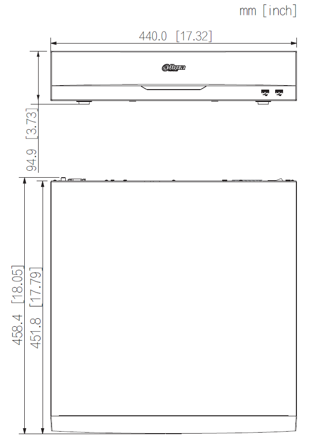 Dahua - NVR5864-EI - NVR - 64 Kanal