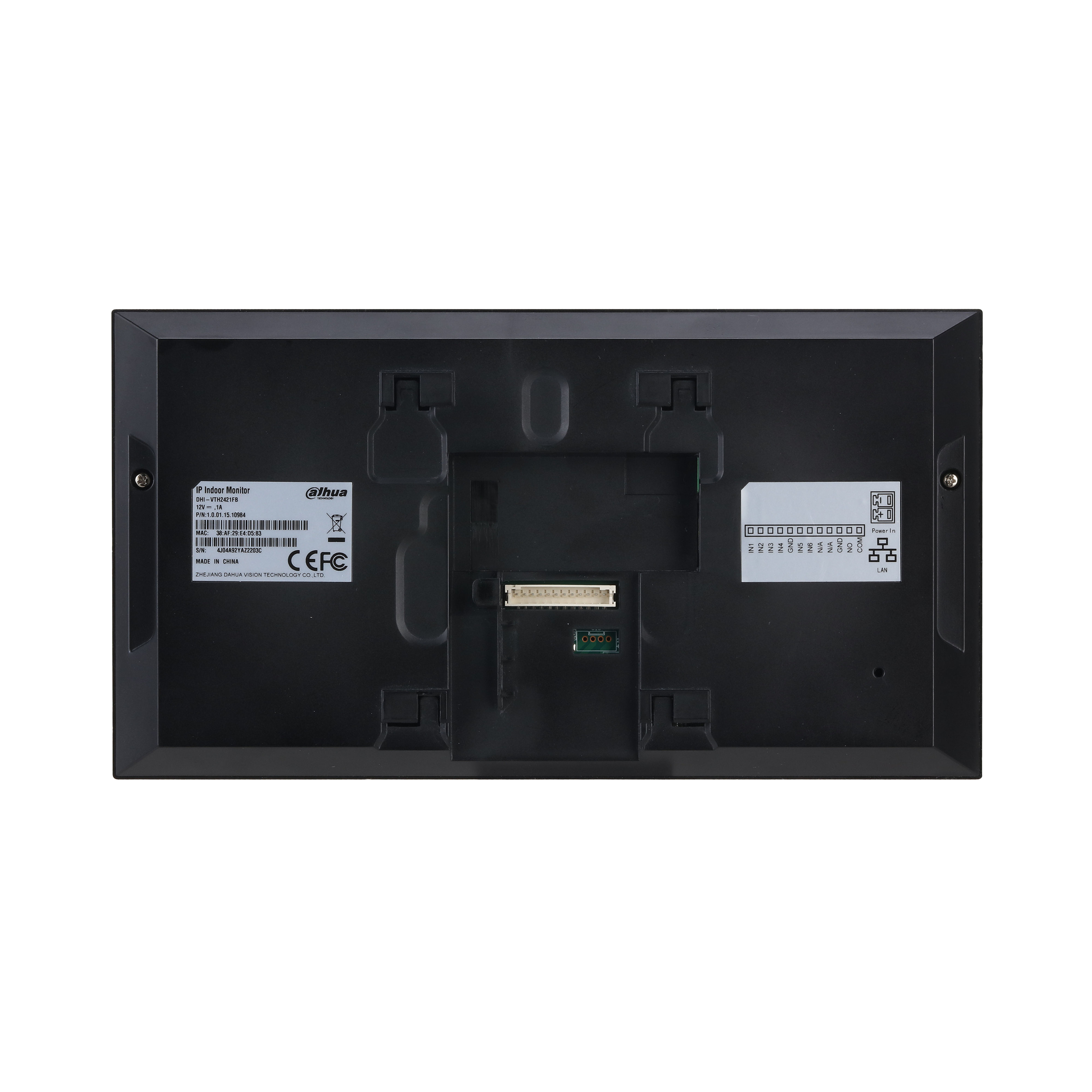 Dahua - VTH2421FB-P - Monitor - PoE - schwarz