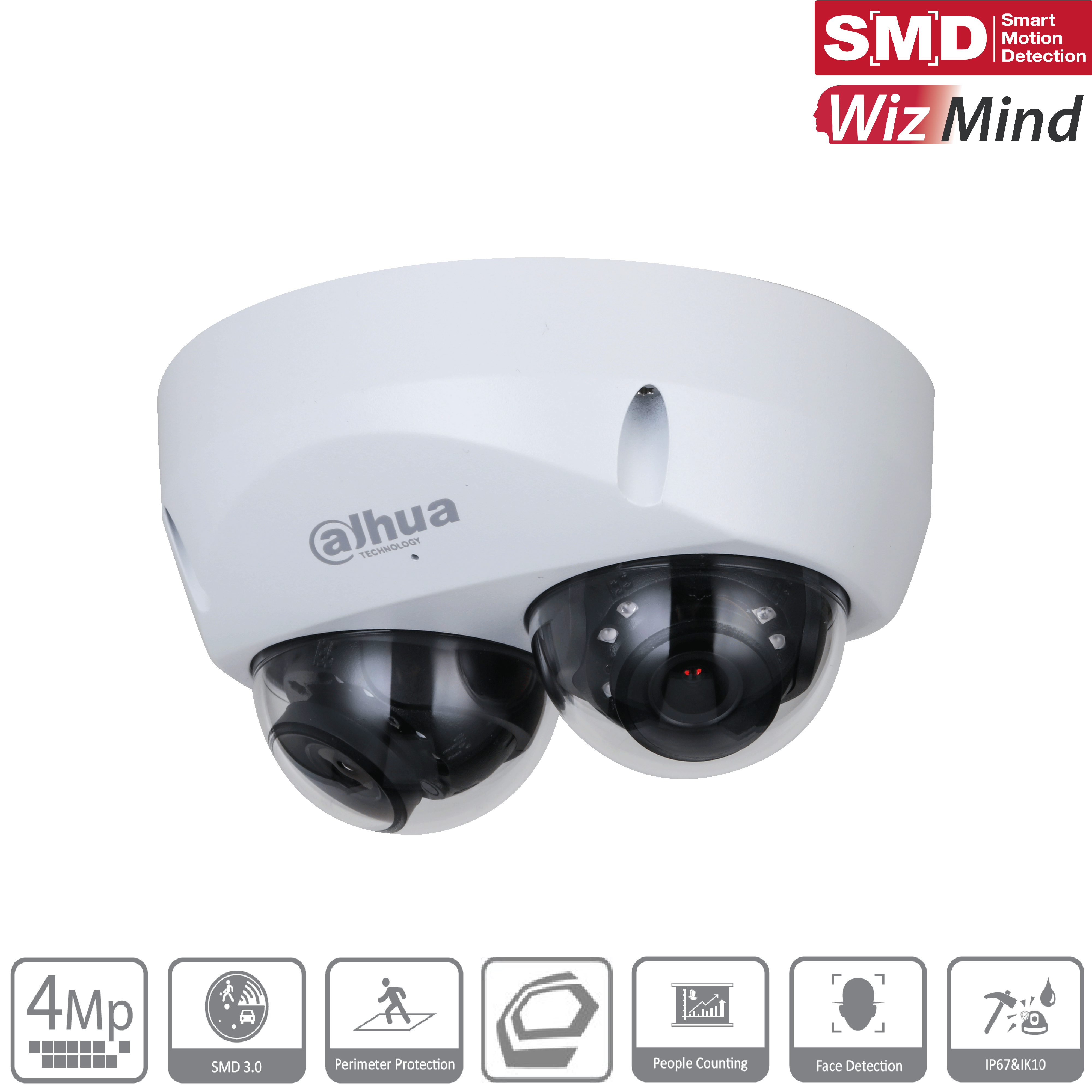 Dahua - IPC-HDBW5441FP-AS-E2-0280B - IP - Dome