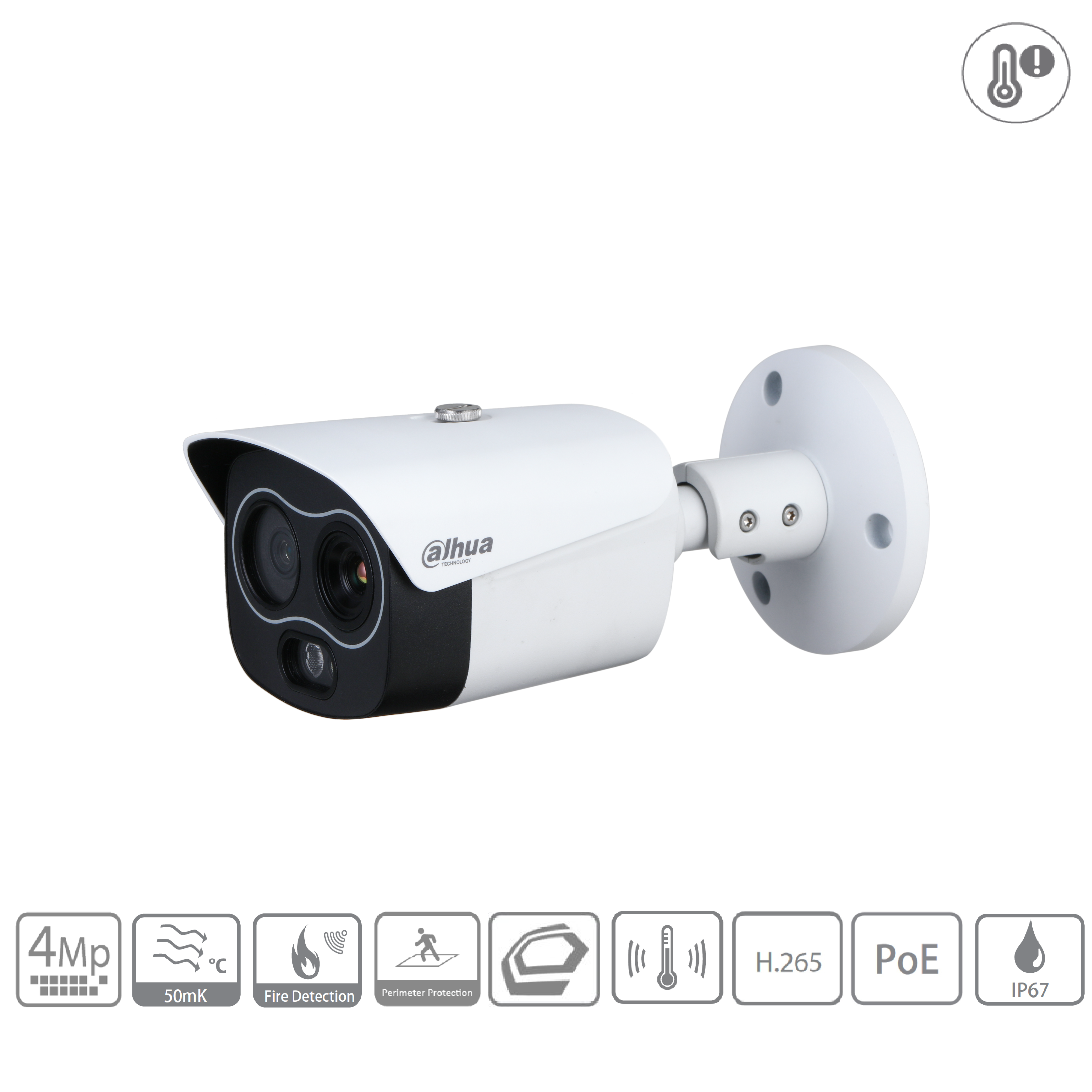 Dahua - TPC-BF1241-TB3F4-DW-S8 - Thermal - Bullet