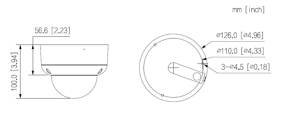 Dahua - HAC-HDBW2241RAP-Z-A-DP-S2-DIP - HDCVI - Dome