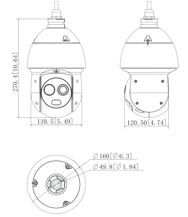 Dahua - TPC-SD2241-B7F8-DW-S2 - Thermal PTZ