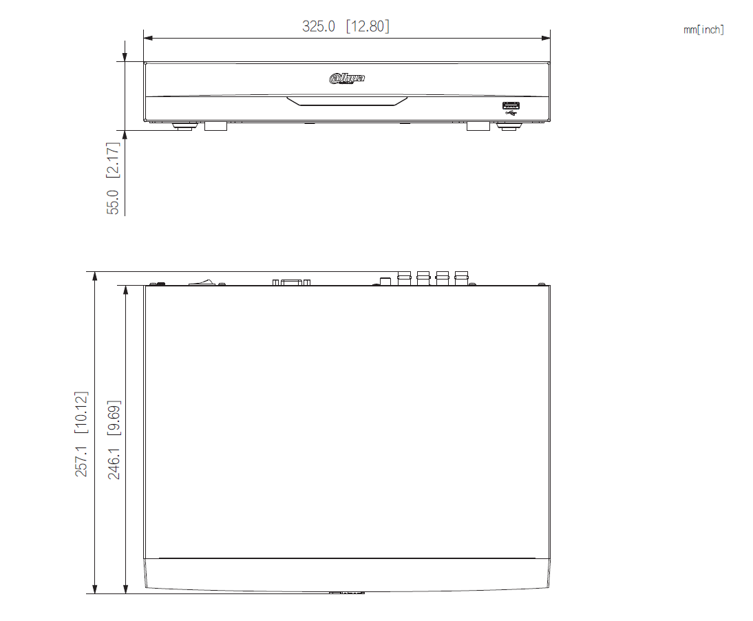 Dahua - XVR7108H-4K-I3 - XVR - 8 Kanal - SMD