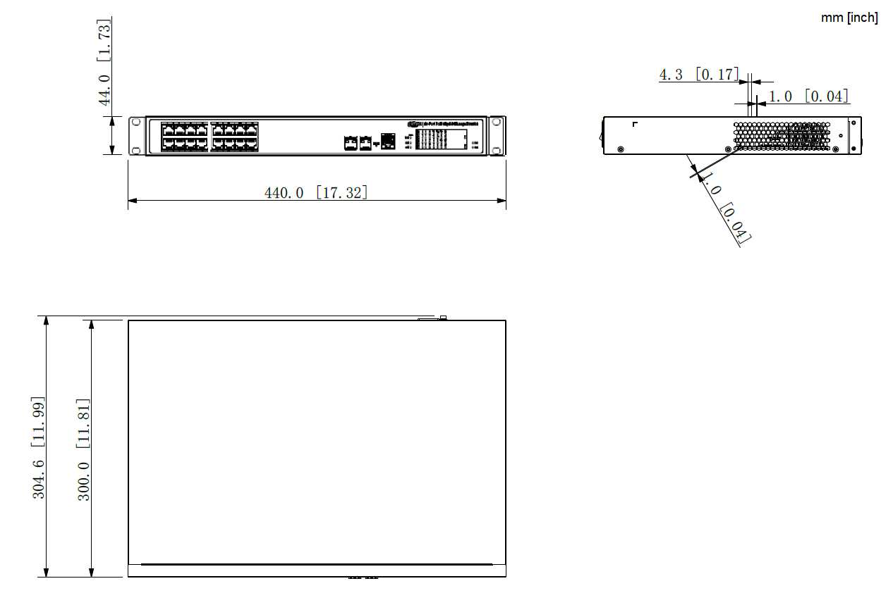 Dahua - S4220-16GT-240 - Switch - 16 PoE-GB